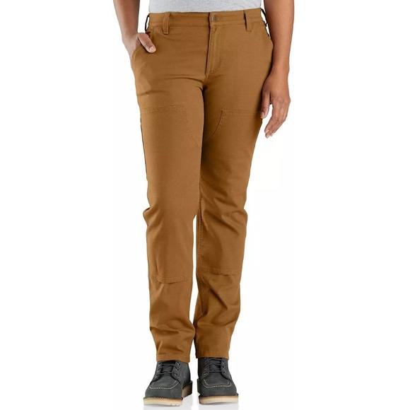 NWT Carhartt Women's Canvas Double-Front Pant size 18 RS - Picture 2 of 11